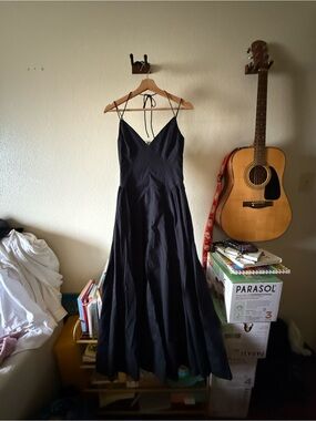 Strappy Plunge Corset Dress